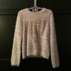 Circo size L junior (fits size xs-s in women). Light and dark purple with heart